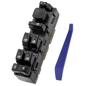 Master Power Window Switch Control Button Driver Side Compatible with 2003-2007 Chevrolet Silverado Avalanche Suburban Tahoe, GMC Sierra Yukon, Cadillac Escalade, Replaces 15883323, DWS220