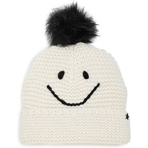 Jocelyn Women's Waffle Knit Smile Beanie