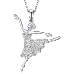 Volleyball/Baseball/Softball/Basketball/Soccer Necklace S925 Sterling Siver Ball Gifts for Women Ball Jewerly Gift for Women