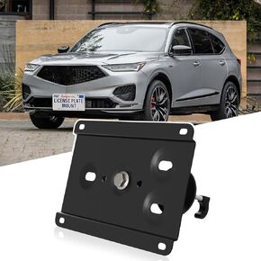 Front License Plate Compatible with Acura MDX（4th gen ） Acura ZDX License Plate Bracket No Drill Front License Car Plate Frame License Plate Cover No Drill License Plate Mount