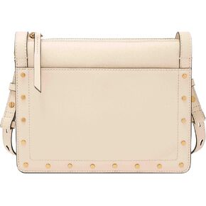 Fossil Taryn Crossbody Bag, Vanilla W/Studs