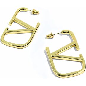Luxurious 18k gold plated V-Shaped Geometric Earrings Gentle on Skin Jewelry for Women Hypoallergenic 925 Silver Premium Style trending earrings for women.