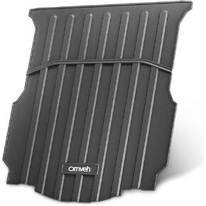 2025 Premium 5D TPV Truck Bed Mat Designed for Rivian R1T, Full Coverage Foldable All Weather Truck Bed Mat Liner Cargo Protection Accessories