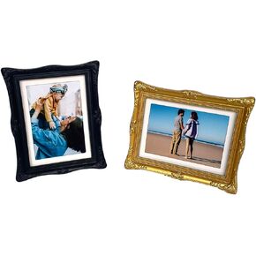 2x3" Mini Picture Frame, Magnetic/Tabletop/Wall Mount 3 Way Display, Instax Mini Frame Magnets For Fridge, Polaroid Go Picture Frames 2x3, Small Wallet Size Picture Frame, 2 Packs