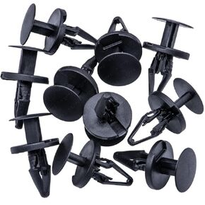 Rexka 10pcs Fender Liner Wheelhouse Liner Bumper Push Tpye Retainer Pin Clips Compatible with GM 11589289 Chrysler 6508863AA Jeep Ram Buick Cadillac Chevrolet GMC Hummer Pontiac Saturn Chrysler Dodge