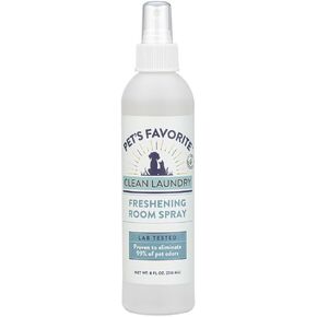 Pet’s Favorite Freshening Room Spray - Concentrated Air Freshener - Pet-Friendly Air Freshener - Pet Odor Eliminator Room Spray - Clean Laundry - Pack of 2