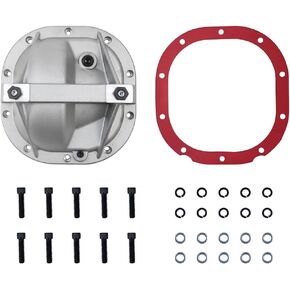 8.8 Differential Cover Rear End Girdle System w/Gasket, Fill Drain Plug | Fit for Ford Mustang 1979-2004, F-150 1982-2012, Explorer Sport Trac, Bronco, Ranger 4.0L 1991-2011, Panther