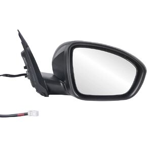 Power Door Mirror Passenger Side Compatible with 2019-2023 Nissan Altima 96301-6CA0A Without Heated Manual Folding Mirror Replacement- Black/Right