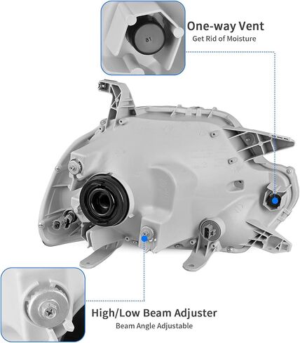 مجموعة المصابيح الأمامية DWVO متوافقة مع 2012 2013 2014 2015 Tacoma 12-15 Tacoma Pickup Headlamp زوج استبدال أسود الإسكان العنبر عاكس سائق وجانب الركاب in Kuwait