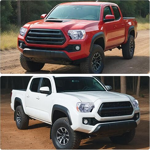 مجموعة المصابيح الأمامية DWVO متوافقة مع 2012 2013 2014 2015 Tacoma 12-15 Tacoma Pickup Headlamp زوج استبدال أسود الإسكان العنبر عاكس سائق وجانب الركاب in Kuwait