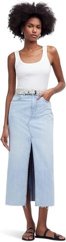 Madewell Women's Denim Maxi in Fitzgerald Wash in Saudi Arabia