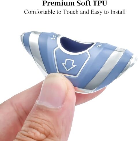 for BMW Key Fob Cover, Soft TPU Protection Key Fob Case Compatible with BMW 3 5 7 Series M3 M5 M6 X3 X5 Z3 Z4 Z8 LX8FZV Smart Car Key Accessories (Silver Purple) in Kuwait