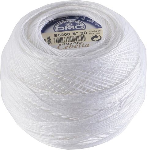 DMC 167G 20-Ecru Cebelia Crochet Cotton, Ecru, 405-Yard, Size 20 in Saudi Arabia