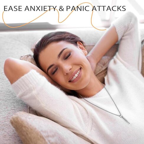 قلادة التنفس لتخفيف التوتر والقلق للتنفس والتأمل وأدوات التنفس والقلق وتخفيف التوتر والذعر in Kuwait