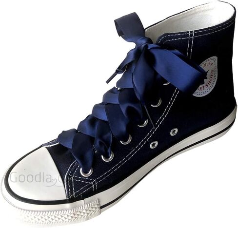 2cm Wide Flat Shoelaces Kids Satin Shoe Laces Girls Ribbon Laces 80cm Long in Saudi Arabia