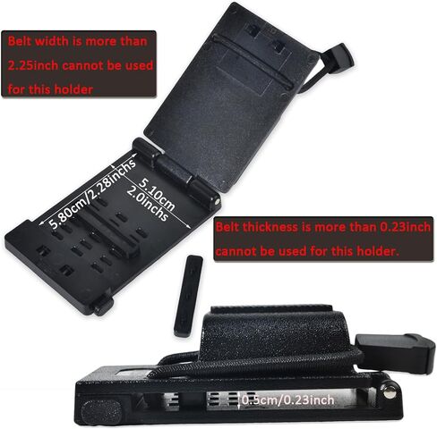 HYS HT's & Handheld CB Two-Radio SDS100 BCD436HP W/Round Knob Belt Mounting Holder‌, Microphone Durable Plastic Hang Up Clip for All Mic with Round Knob, On Your Belt Holder in Kuwait