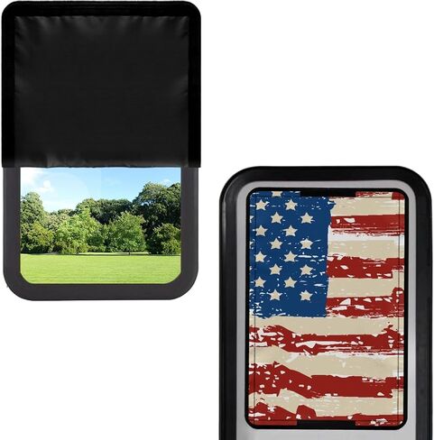 Boatee Stars and Stripes Rv Curtains for Camper Windows Rv Black Out Window Covers Camper Curtains for Windows Rain and Sun Protection Rv Black Out Window Covers Rv Sunlight Cover in Kuwait