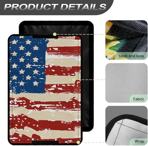 Boatee Stars and Stripes Rv Curtains for Camper Windows Rv Black Out Window Covers Camper Curtains for Windows Rain and Sun Protection Rv Black Out Window Covers Rv Sunlight Cover in Kuwait