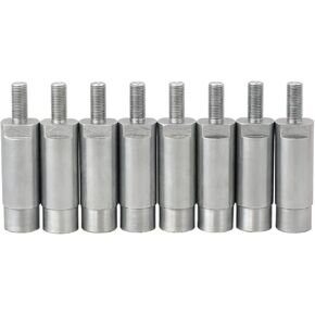Set of 8 High Performance Stud Wheel Spacers 5" (2.5" Per Side) Universally for ATV UTV & Golf Cart with M12-1.25 threads - Fits Yamaha Golf Cart Wolverine Viking Kawasaki Mule Teryx KRX