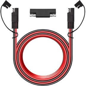Cllena 10AWG 20Feet SAE to SAE Extension Cable Cord Quick Connect Wire Harness for Solar Panel Trickle Charger