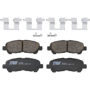 TRW Pro TRC1325 Disc Brake Pad Set For Toyota Highlander 2008-2013, Rear