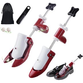 LANNEY Shoe Stretcher for Men Women, Pair Shoe Widener, 4-Way Professional Adjustable Shoe Expander Shaper Tree for Wide Feet