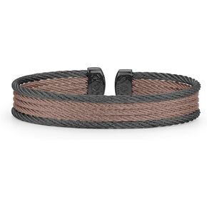 Alor Cable Mini Cuff - Stainless Steel Cuff Bracelets for Woman - Brazaletes para Mujer - Women's Cuff Bracelet