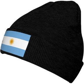 Cute Flag Beanie Hat for Men Women Slouchy Winter Knit Beanie Hat Skull Caps Soft Ski Hat Unisex