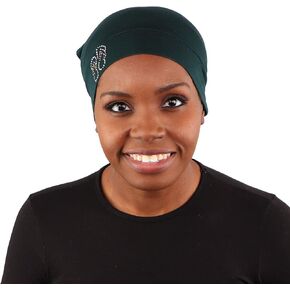 Womens Soft Sleep Cap Comfy Cancer Hat with Studded Flip-Flops Applique
