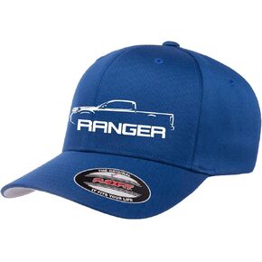 2019 2020 2021 Ford Ranger Supercab Truck Outline Design Flexfit 6277 Athletic Baseball Fitted Hat Cap