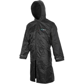 Dive Parka with Hood and Polar Fleece Lining - Charcoal