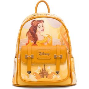 Disney Beauty and the Beast Belle 11" Vegan Leather Fashion Mini Backpack