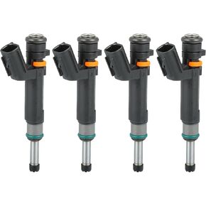 ACROPIX Car Fuel Injector Nozzle Fit for Nissan Versa 2012-2016 for Nissan Versa Note 1.6 2014-2016 No.16600-1KT0A - Pack of 4