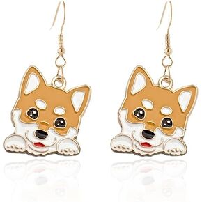 Dog Earrings Cute Animal Puppy Earrings Puppy Pets Jewelry for Sensitive Ears for Women Dog Lovers Gifts Party Favors