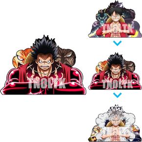 3D Motion Anime Car Decals Waterproof Stickers Anime Bumper Stickers for Car Automotive Laptop Window Skateboard Kids(OP-9)