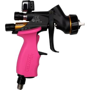 GripFx® Ergonomic Paint Spray Gun Grip for DeVilbiss DV1 PROLite (Right Handed, Bright Red)