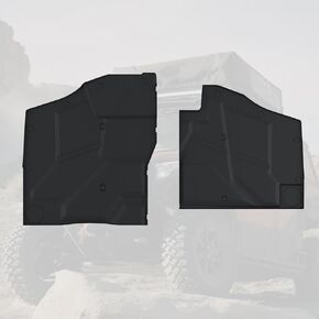 A & UTV PRO Front Floor Mats Fit for Polaris Xpedition XP/ADV 2024+, All Weather Waterproof 3D Floor Liners, TPE Front Row Slush Mats for Polaris Xpedition XP XP5/ ADV ADV5 2024+, Black, 2PCS