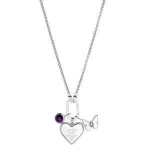 Alex and Ani Grateful Heart Interchangeable Necklace, STS:Stainless Steel Silver:Silver