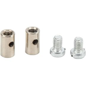 Motorcycle Throttle Screw, Throttle Cable Ends, 6mm/0.2in Brake Lever Repair Cable Nipples, Solderless Throttle Cable End Fittings, Universal Adjustable Throttle Cable End