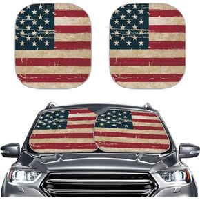 Renewold Cute Cat Print Car Windshield Sunshade Car Front Window Sun Shade for Most Sedans SUV Truck Auto Sun Blocker Visor Sun Shield Protector 2 Piece Set Car Accessories