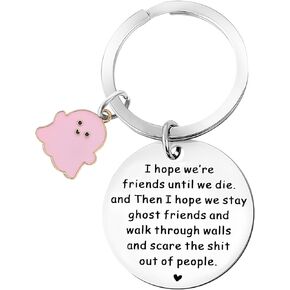simarro Funny Keychain, Friendship Keychain Best Friend Keychain Unique Friendship Gift Birthday Gift for Friend Sister Gift