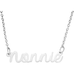 Nonnie Gift Necklace for Grandma Women Nonnie Mothers Day Ornament Best Nonnie ever Gifts