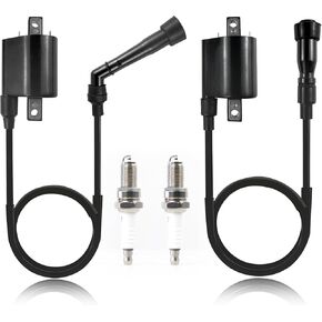 Ignition Coil Spark Plug For Yamaha V Star 650 XVS650 XVS650A XVS650AT 1998-2011 2013-2016
