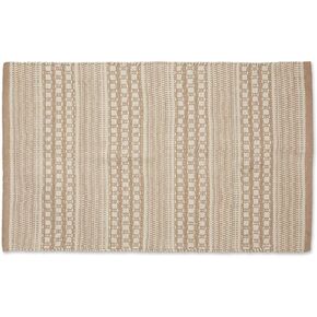 DII Woven Rugs Collection Hand-Loomed, 2x3', Stone Dobby Stripe