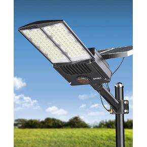 JAYNLT Y-7500W Solar Street Lights Outdoor,6500K Bright Solar Parking Lot Lights Commercial,Split Solar Flood Lights Outdoor Motion Sensor, Waterproof Solar Security Lights for Parking Lot,Garage
