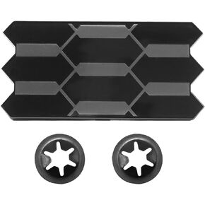 MDEOOSKY 53141-35060 Black & Silver Front Grille Garnish Sensor Cover, Replacement for Toyota Tacoma TRD PRO The 2018-2022