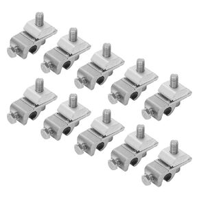 10Pcs Solar Mounting System Grounding Clip Lug Bracket Clamps Photovoltaic Support Parts