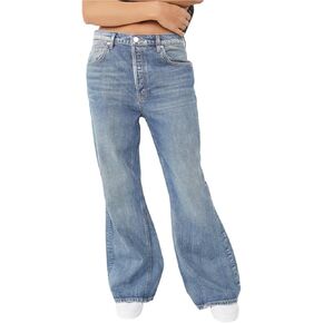Free People New Dawn Flare Belgrade Blue No Des 30