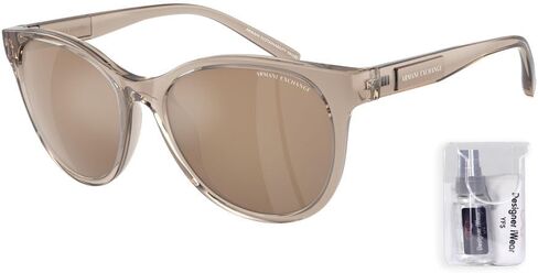 Armani Exchange AX4144SU 54MM Cat Eye Sunglasses For Women + BUNDLE WIth Designer iWear Complimentary Eyewear Kit in Saudi Arabia