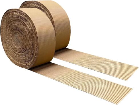 PK00032 Model CWRSK06X250B Corrugated 6" x 250' x 1/8" Wrap Roll; Single Face; Kraft, B Flute; Reusable; Easy to Cut in Saudi Arabia